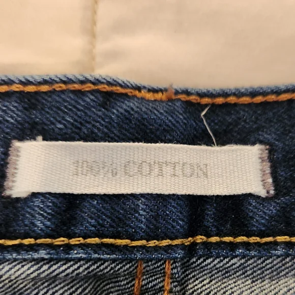 Abercrombie & Fitch Men's Slim Straight Blue Denim Jeans 32 ×32 Button Front EUC - Picture 6 of 8